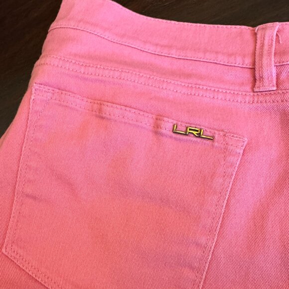 Lauren Ralph Lauren Pink‎ Modern Straight Jeans Size 10 LRL - Picture 2 of 7